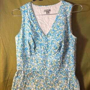 Ann Taylor Printed  V Neck Dress 👗